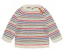 Striped baby sweater, FUB