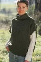 Pull sans manche en laine à col roulé "Liv", Reiff