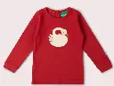 T-shirt bébé à manches longues "Cygne", LGR