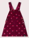 Baby Rosa Blumen Wende-Schürzenkleid, LGR