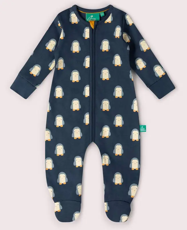 Pyjama mit Reißverschluss "Pinguin", LGR