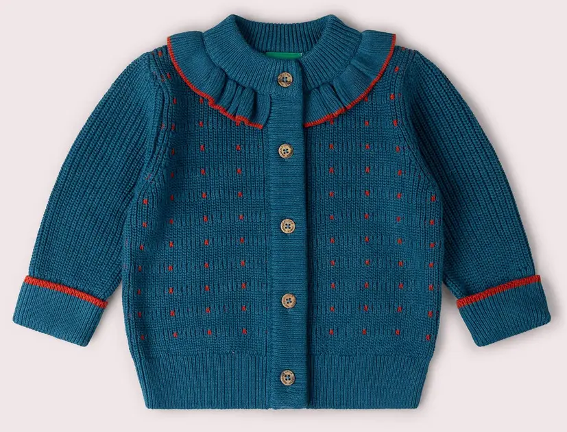 Gilet bébé en maille douce, LGR