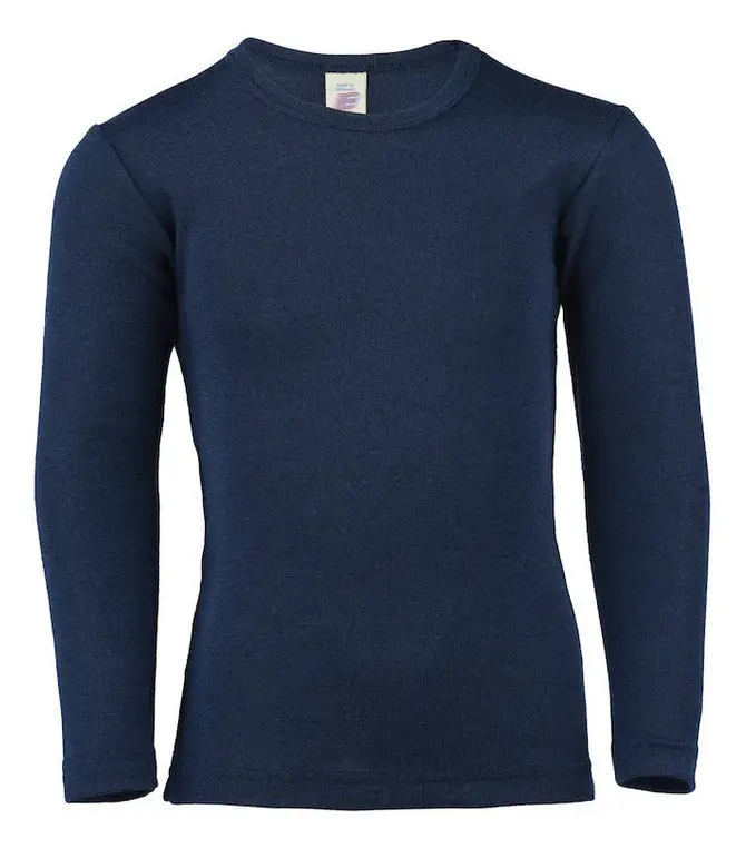 Baby Undershirt long-sleeved wool/silk, Engel