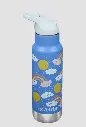 Edelstahl Isolierflasche Kid Classic rainbows 355ml Flip Sport Cap, Klean Kanteen 