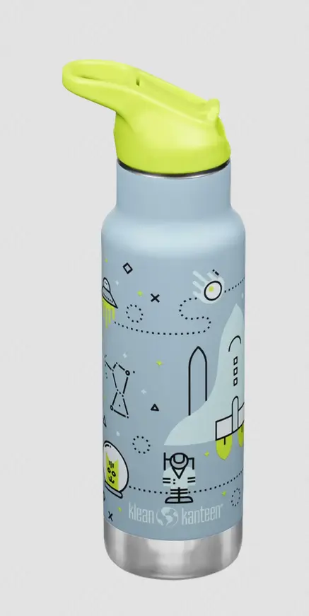 Edelstahl Isolierflasche Kid Classic plan 355ml Flip Sport Cap, Klean Kanteen 