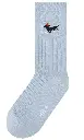 Gerippte Socken Stickerei "Hund", Mela