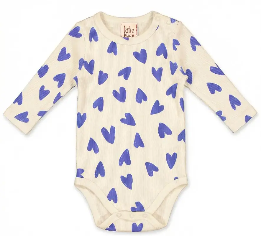 Body bébé manches longues "Cœurs", LötieKids