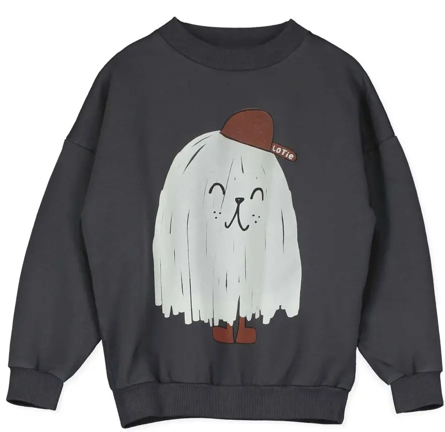 Sweatshirt "Monster anthrazit", Lötiekids