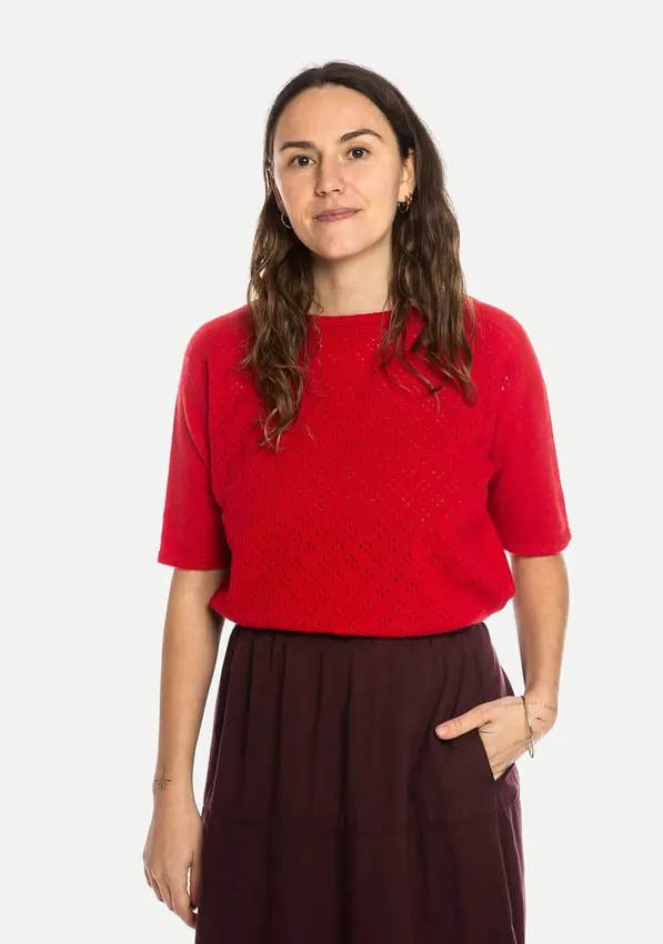 Pointelle T-Shirt, Matona 