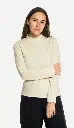 Langarmshirt aus Rippstrick mit Kragen, Matona 