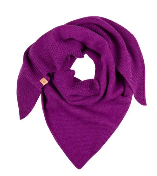 Cashmere triangular scarf, Pure Pure