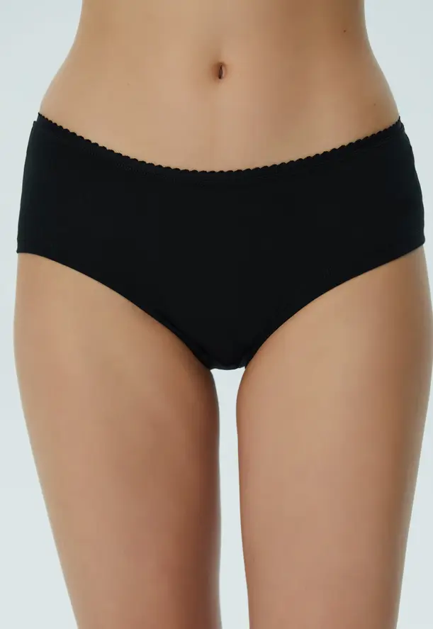 Women's slip pants with delicate lace, Albero-Natur