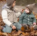 Wollfleece Mütze Mara "Braun", Pickapooh