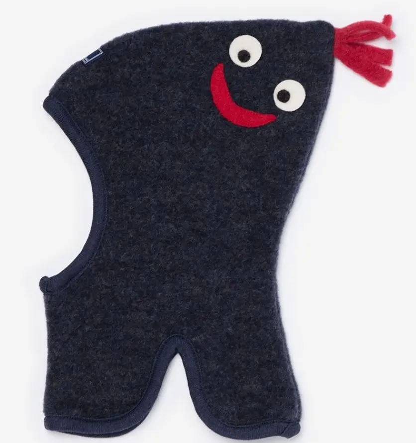 Wollfleece Mütze Max "Marine", PICKAPOOH