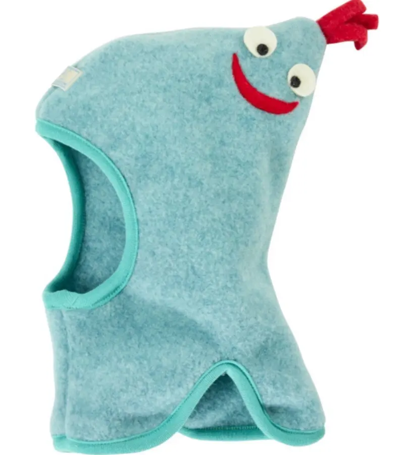 Wollfleece Mütze Max "Sea green", PICKAPOOH