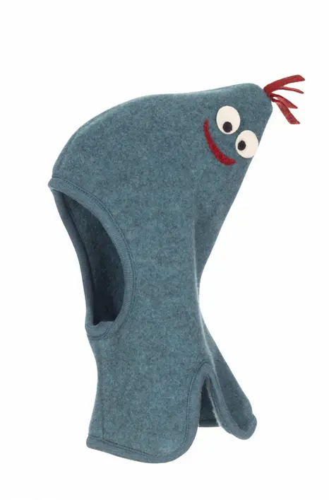 Bonnet en laine polaire Max "Petrol", PICKAPOOH