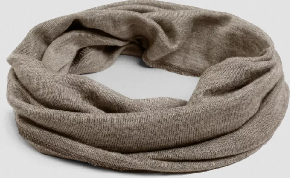 Merino wool & silk infinity scarf, Engel