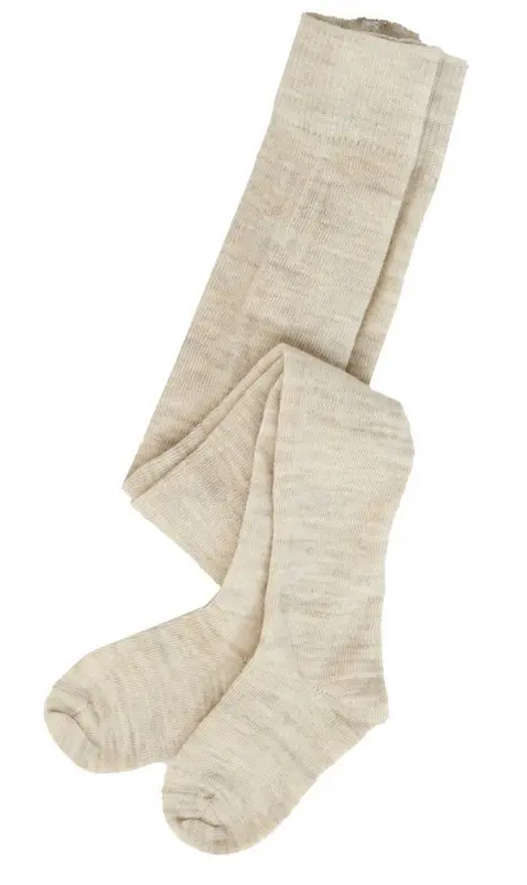 Collants unis en laine "Brun clair", Grödo