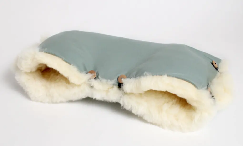 Lambskin mittens Jade, Naturkind (LNSN)