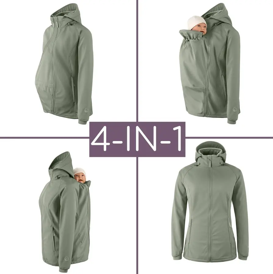 Softshell babywearing jacket "Allrounder Fit", Mamalila