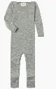 Pyjama bébé laine/soie "gris", Engel