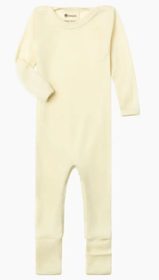 Baby Pyjama Wolle/Seide "natur", Engel 