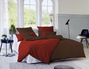 Linea grenade/chocolate 135x200+80x80, Cotonea