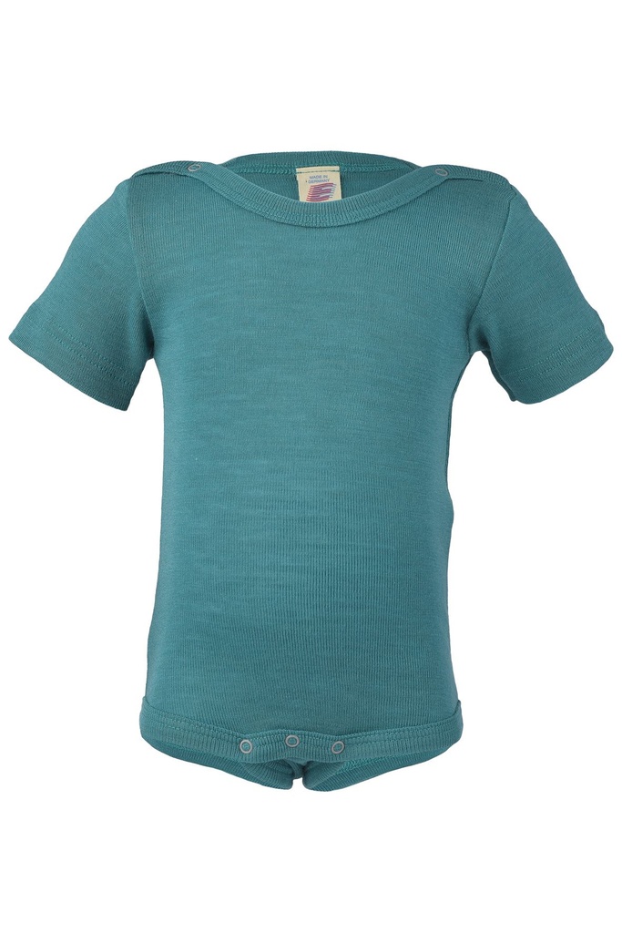 Body short-sleeved wool/silk, Engel