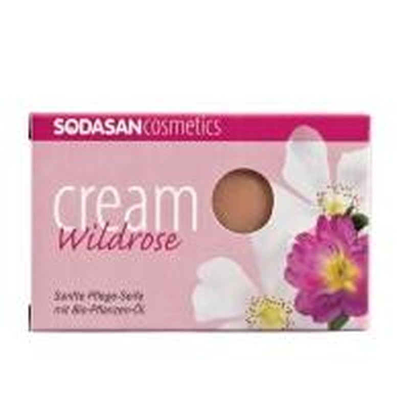Organic soap Cream wild roses, Sodasan