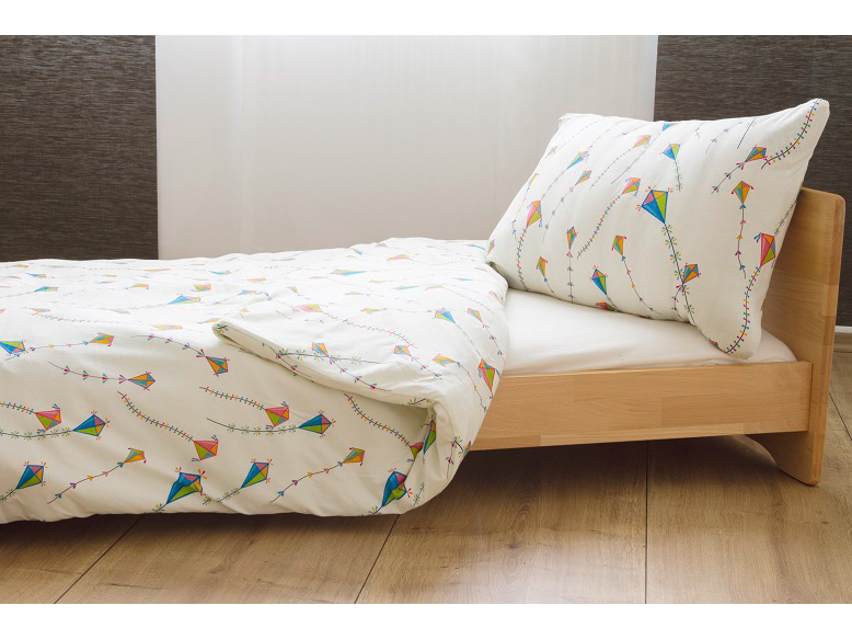 Linge de lit enfant "Cerfs-volants", Ege Organics