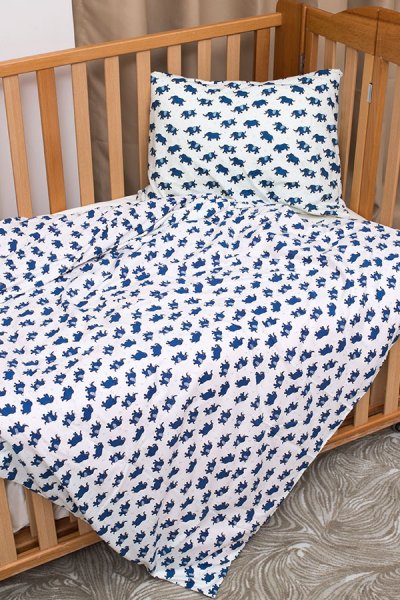 Linge de lit enfant "Éléphante", Ege Organics
