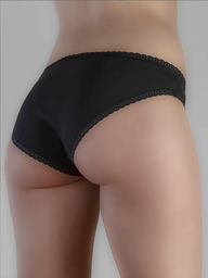 Slip with lace - black, Albero-Natur