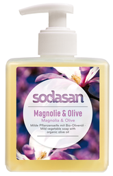 Savon liquide bio Magnolia & Olive, Sodasan