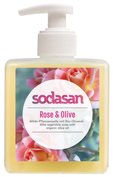 [7616] Liquid soap rose & olive