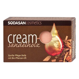 [n/a] Bio-Stückseife "Cream" Sandelholz, Sodasan
