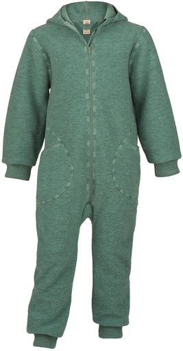 Hooded jumpsuit in boiled wool, Engel , 74/80