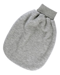 [575000 FB 091] Baby romper sack angel terry wool fleece Engel grey
