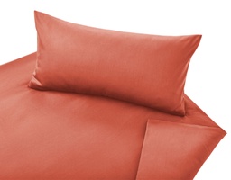 Literie en satin CLASSIC orange, Cotonea