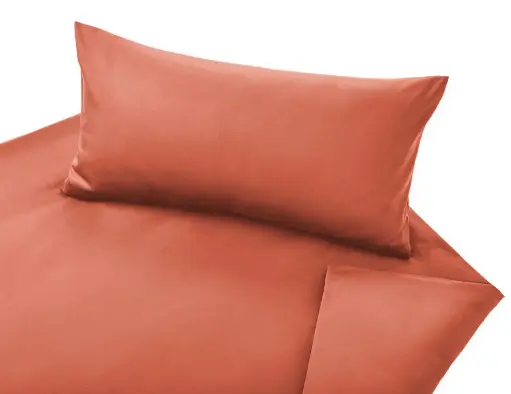 [CSB3-G001-I101] Literie en satin Classic "Terra" 135x200+80x80, Cotonea