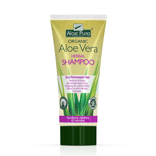 Aloe Vera shampoo aux herbes pour cheveux secs et abîmés, Optima