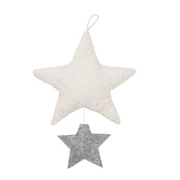 [48809] Spieluhr Stern mit grauem Stern, Efie