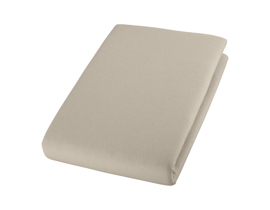 jersey bedsheet, sand