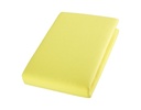 drap-housse jersey, jaune