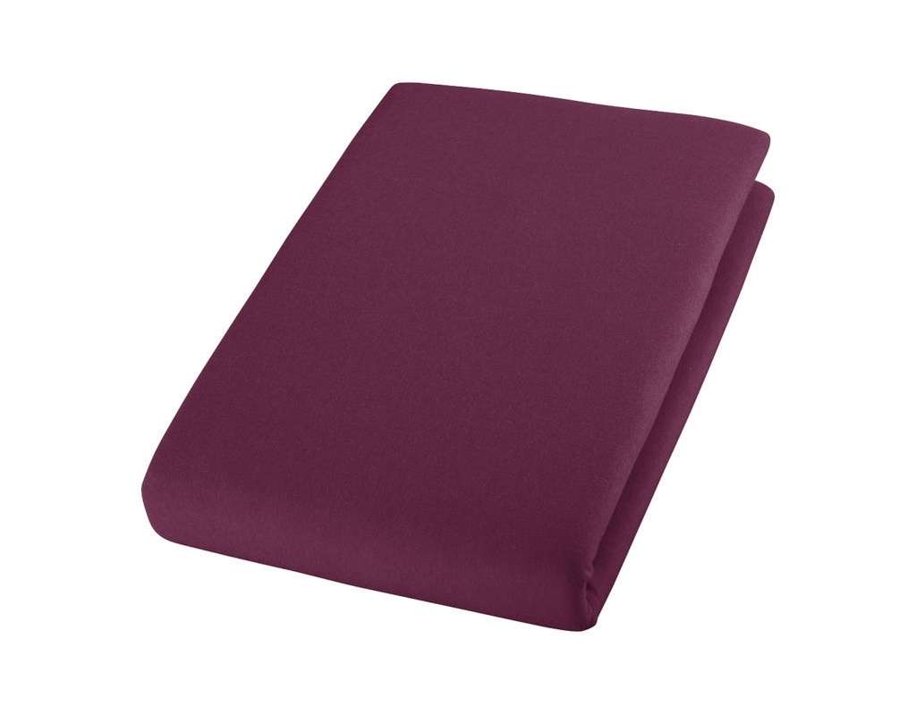 jersey bedsheet, berry