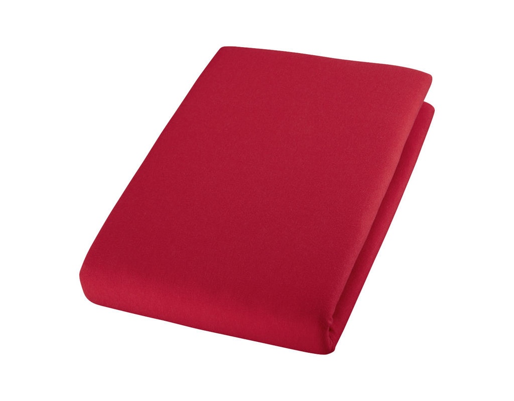 jersey bedsheet, red