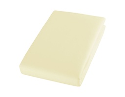 [CSP2-E060120-I158] (Cotonea) Jersey-Spannbezug für Kindermatratzen, vanille
