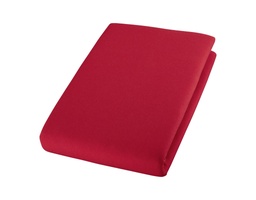 [CSP2-E060120-I102] (Cotonea) Jersey-Spannbezug für Kindermatratzen, rot