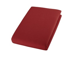 [CSP2-E060120-I163] (Cotonea) Jersey bedsheet for children mattresses, red wine