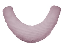 [CSK1-E036180-I771] (Cotonea) Coussin d'allaitement en mousseline, vieux rose