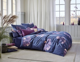 Satin Bed Linen DARK ANEMONE, Cotonea